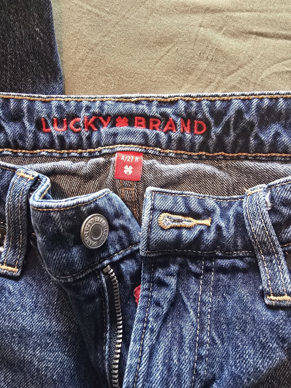 Lucky Brand Men’s Indigo Blue Slim Jeans